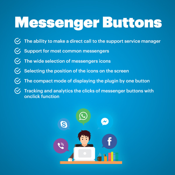 Messengers Buttons